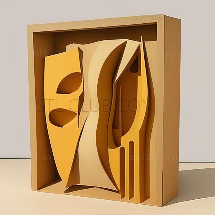 3D model Robert Motherwell American artist (STL)